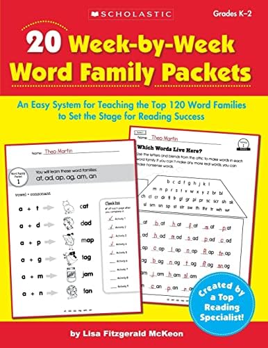 Word Family Tales Teaching Guide: Scholastic Inc: 9780439262484